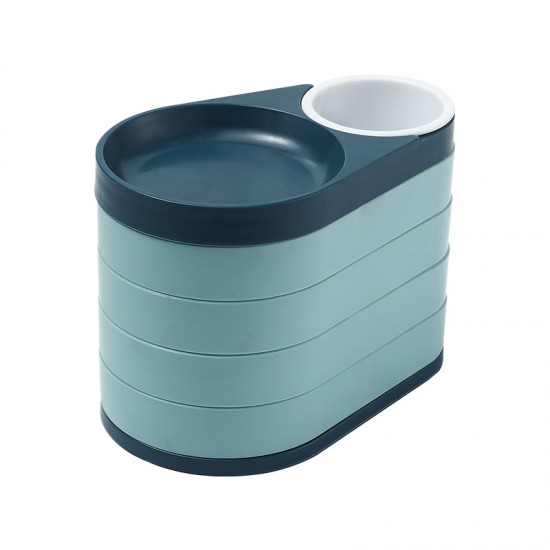 五層分類旋轉首飾盒 耳環項鍊戒指多層收納盒 大容量桌面小物收納盒