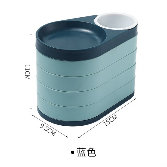 五層分類旋轉首飾盒 耳環項鍊戒指多層收納盒 大容量桌面小物收納盒