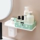 壁掛式多功能置物架 浴室必備化妝品收納架 洗漱用品瀝水置物架
