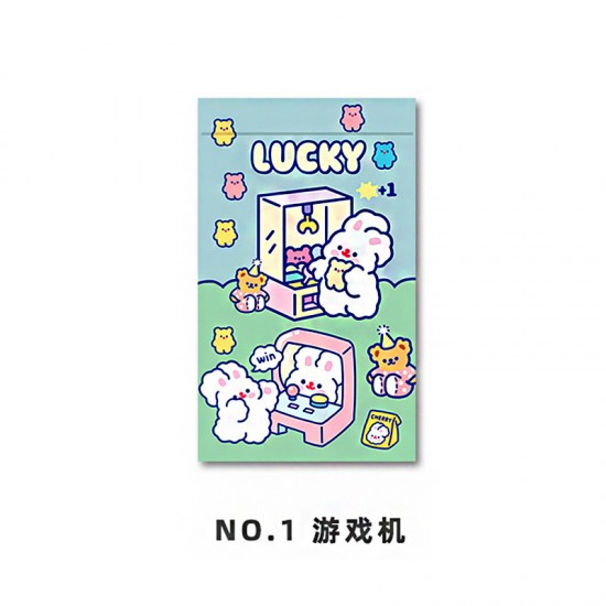 可愛小兔子夾鏈袋 創意兔子印花密封袋 口罩收納袋 包裝糖果袋 包裝袋 夾鏈袋