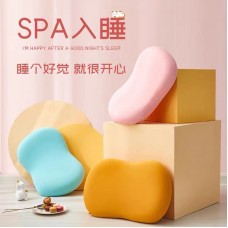 創意慢回彈不塌陷貓肚枕 記憶棉護頸枕 家用午睡抱枕 貓肚皮枕頭
