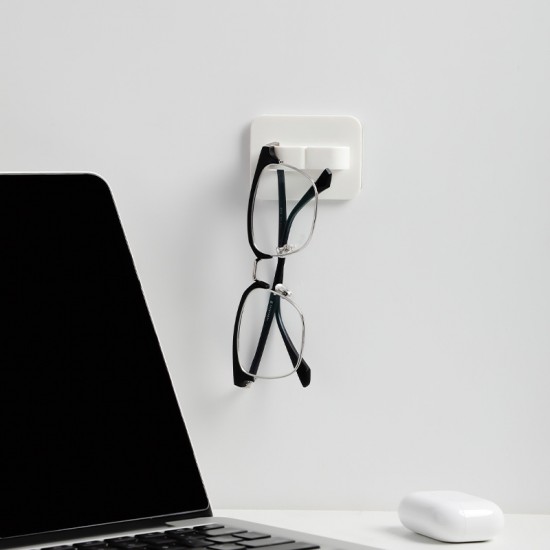 日式簡約黏貼式圓環掛勾 居家收納必備多用途收納掛勾 2個裝