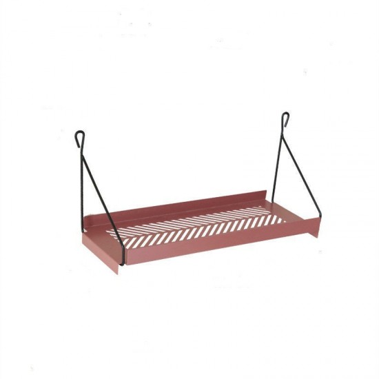 復古掛式牆面置物架 多功能鐵藝壁掛收納架 簡約宿舍必備收納掛架