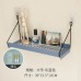 復古掛式牆面置物架 多功能鐵藝壁掛收納架 簡約宿舍必備收納掛架