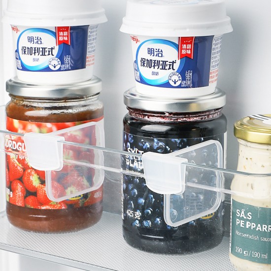 冰箱收納隔板 自由組合創意分隔板 日式分類隔板 文具分隔片 4個裝