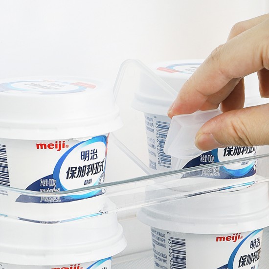 冰箱收納隔板 自由組合創意分隔板 日式分類隔板 文具分隔片 4個裝