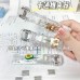 可愛透明推夾器 金屬試卷整理夾 文件資料夾 金屬票券夾 可愛透明推夾器 金屬試卷整理夾 文件資料夾 金屬票券夾