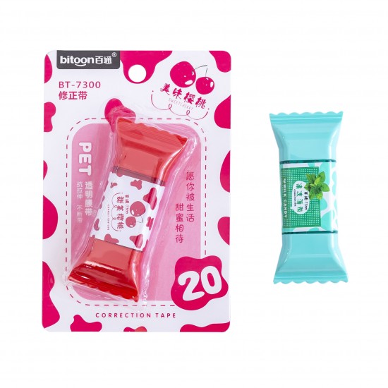 可愛糖果造型修正帶 學生文具 糖果造型3.5m立可帶 創意學生文具