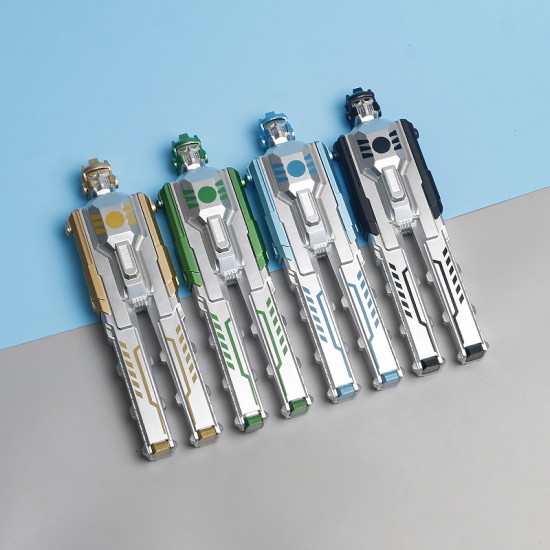 變形機器人造型中性筆 機器人原子筆組 玩具機器人黑筆 創意文具
