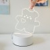 可愛造型小夜燈 臥室壓克力造型床頭燈 少女心3D氛圍燈 LED檯燈 可愛造型小夜燈 臥室壓克力造型床頭燈 少女心3D氛圍燈 LED檯燈
