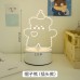 可愛造型小夜燈 臥室壓克力造型床頭燈 少女心3D氛圍燈 LED檯燈 可愛造型小夜燈 臥室壓克力造型床頭燈 少女心3D氛圍燈 LED檯燈