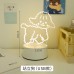 可愛造型小夜燈 臥室壓克力造型床頭燈 少女心3D氛圍燈 LED檯燈 可愛造型小夜燈 臥室壓克力造型床頭燈 少女心3D氛圍燈 LED檯燈