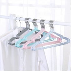 防滑不鏽鋼成人衣架 加粗乾濕兩用衣架 奈米凹槽曬衣架 10支裝