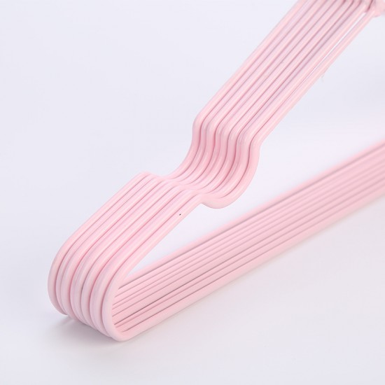 防滑不鏽鋼成人衣架 加粗乾濕兩用衣架 奈米凹槽曬衣架 10支裝