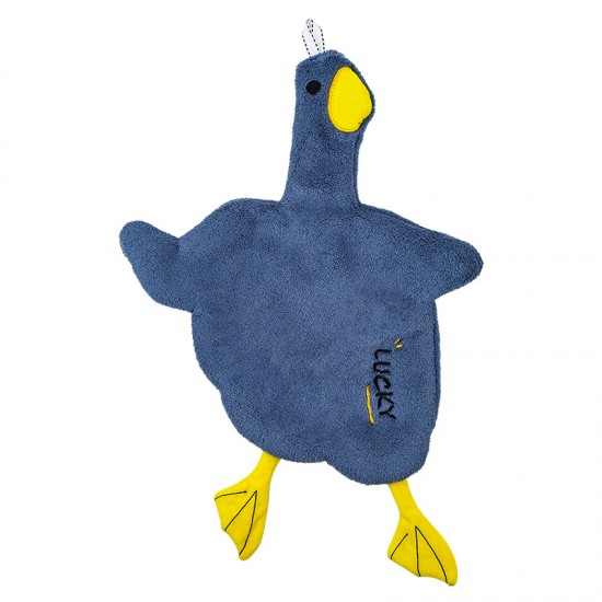 可愛小鴨子造型擦手巾 廚房必備強力吸水小毛巾 掛式擦手巾