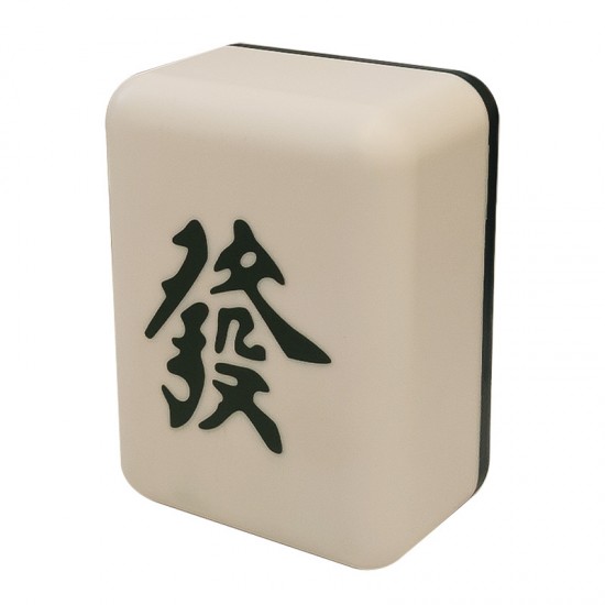 創意麻將造型小夜燈 發財宿舍床頭燈 交換禮物 USB充電小夜燈