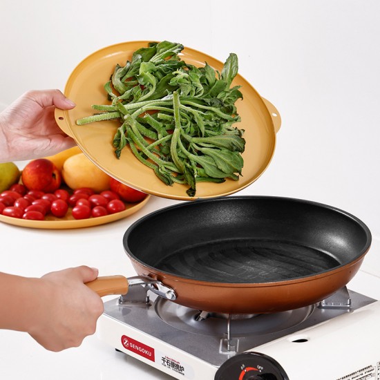 單層透明飯菜罩 廚房必備圓形餐桌食物罩 防塵防蟲塑膠餐桌罩