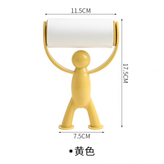 人形站立造型黏毛人形站立造型黏毛器 滾筒式衣物除毛器 可撕式捲筒黏毛器 黏毛神器