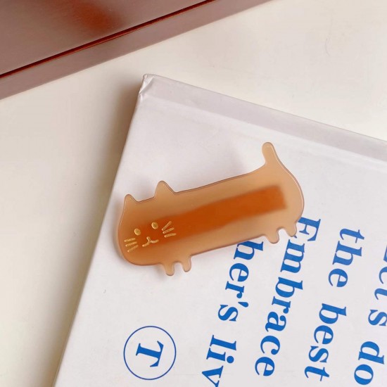 可愛貓咪造型鴨夾 創意小貓造型瀏海夾 奶糖貓咪髮夾