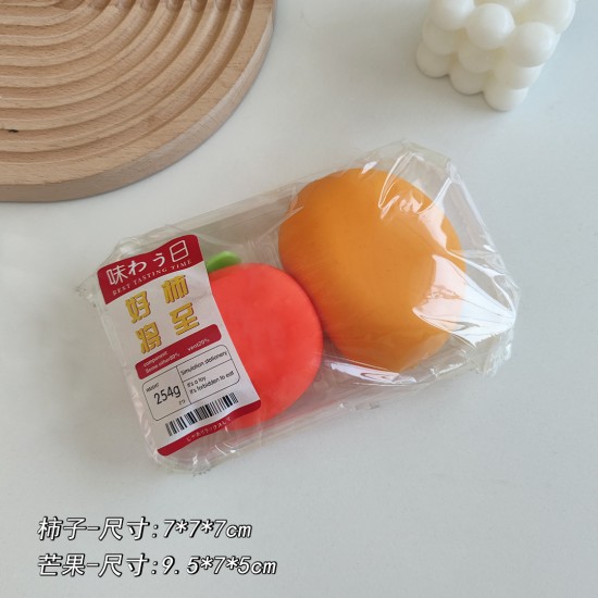 仿真紓壓水果玩具 創意矽膠水果捏捏樂 創意水果造型紓壓玩具