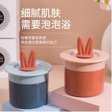 兔耳朵造型起泡器 手動按壓起泡器 洗臉神器 旅行必備起泡器 泡泡製造器
