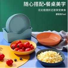 馬卡龍多用途小盤子組 創意可愛水果盤 一體成形塑膠盤 多用途盛裝盤