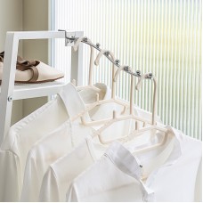 方管圓珠掛勾衣架 宿舍寢室收納神器 上下舖床邊衣服置物架 床頭掛鉤