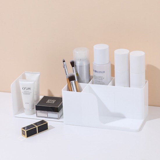 桌面多功能收納盒 辦公室文件置物架 桌面分隔收納盒 文具置物架