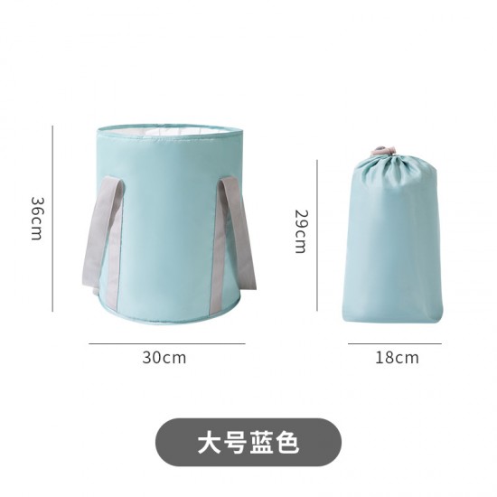 旅行摺疊泡腳桶 外出必備保溫泡腳袋 摺疊洗臉盆 摺疊水桶 收納袋