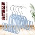 北歐色不鏽鋼雙鈎鞋架 創意防風多功能曬鞋架 居家必備防滑鞋架