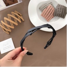 創意伸縮摺疊髮箍 莫蘭迪色防滑髮箍 外出必備不占空間折疊髮箍