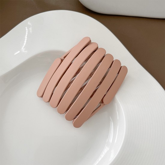 創意伸縮摺疊髮箍 莫蘭迪色防滑髮箍 外出必備不占空間折疊髮箍