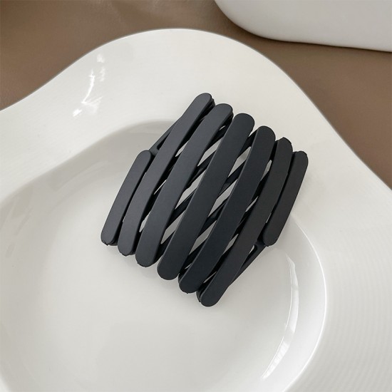 創意伸縮摺疊髮箍 莫蘭迪色防滑髮箍 外出必備不占空間折疊髮箍