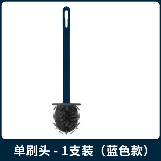 壁掛式矽膠馬桶刷 壁掛式家用清潔刷 長柄縫隙軟毛刷 廁所必備刷子