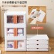 雙開折疊式整理箱 前開式玩具零食書本收納箱 多用途分類收納儲物箱