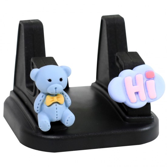 可旋轉車用手機支架 黏貼式多功能支架 可愛車用導航支架