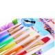 水晶糖果色水彩筆 幼兒園美術繪畫筆刷 水彩筆6件組