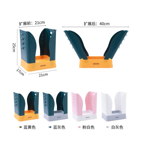 多功能伸縮垃圾桶 居家收納垃圾架 廚房廚餘垃圾桶 