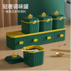 多格調味罐收納盒 廚房調味料盒組 多功能調味瓶