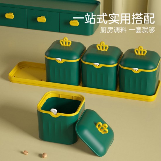 多格調味罐收納盒 廚房調味料盒組 多功能調味瓶