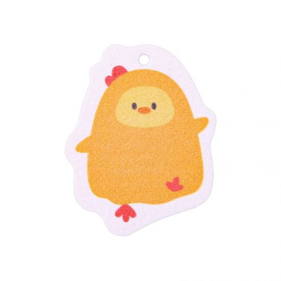 創意木漿海綿刷 可愛圖案廚房清潔刷 印花壓縮百潔布 洗碗刷 海綿菜瓜布