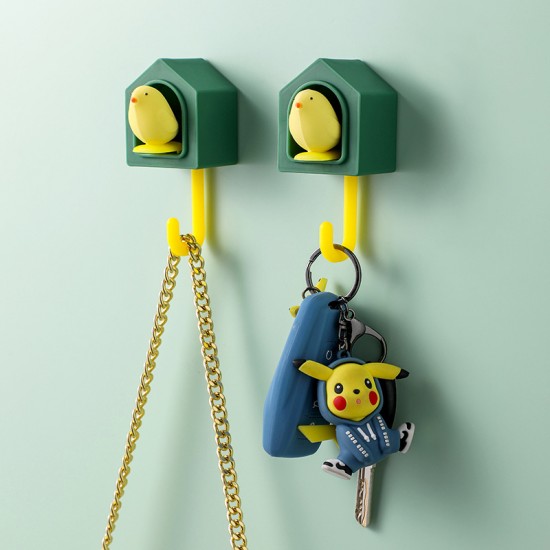 創意小鳥掛勾 黏貼式衣帽掛勾 可愛造型小掛勾 居家必備收納掛勾