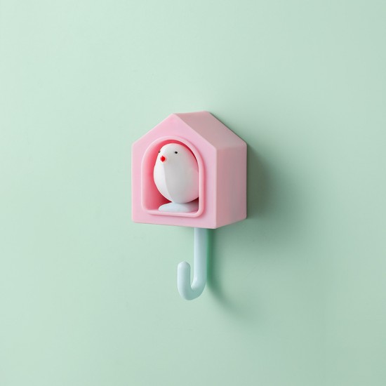 創意小鳥掛勾 黏貼式衣帽掛勾 可愛造型小掛勾 居家必備收納掛勾