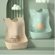 一次性圍兜兜 加厚防水兒童圍兜 無紡布免洗吃飯圍兜兜 20片裝