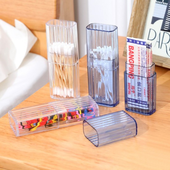 旅行透明收納盒 簡約波浪防滑整理盒 方便攜帶分類整理盒 小盒子