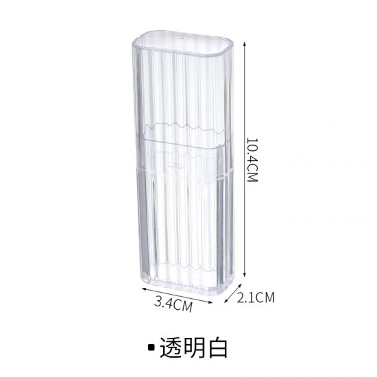 旅行透明收納盒 簡約波浪防滑整理盒 方便攜帶分類整理盒 小盒子