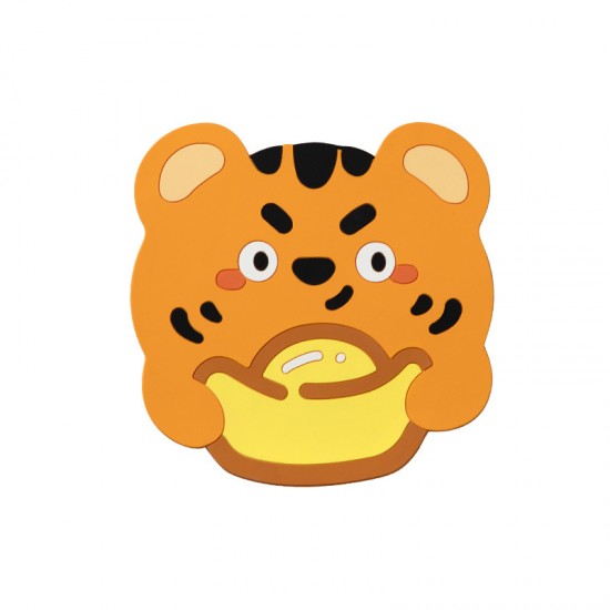 可愛動物矽膠隔熱墊 耐高溫加厚桌墊 廚房必備矽膠防燙墊 矽膠杯墊