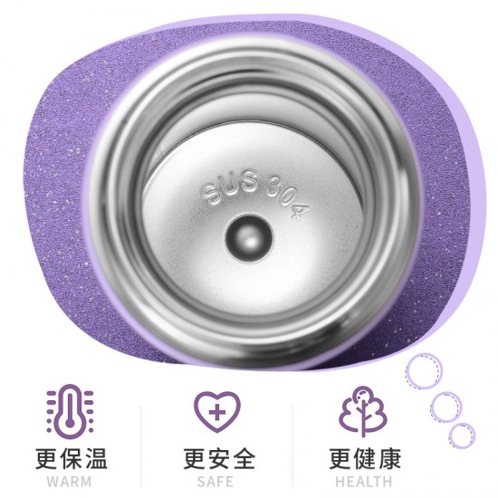 升級款304不鏽鋼智能顯示溫度保溫杯 可換電池LED觸控顯示溫度隨身保溫瓶 450ml保溫杯