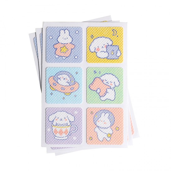 可愛圖案防蚊貼18枚 植物精油驅蚊貼片隨身包