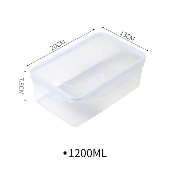 冰箱透明保鮮盒 可微波密封保鮮盒 多規格多用途收納盒 水果儲物盒 密封盒